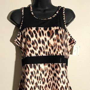Leopard print top